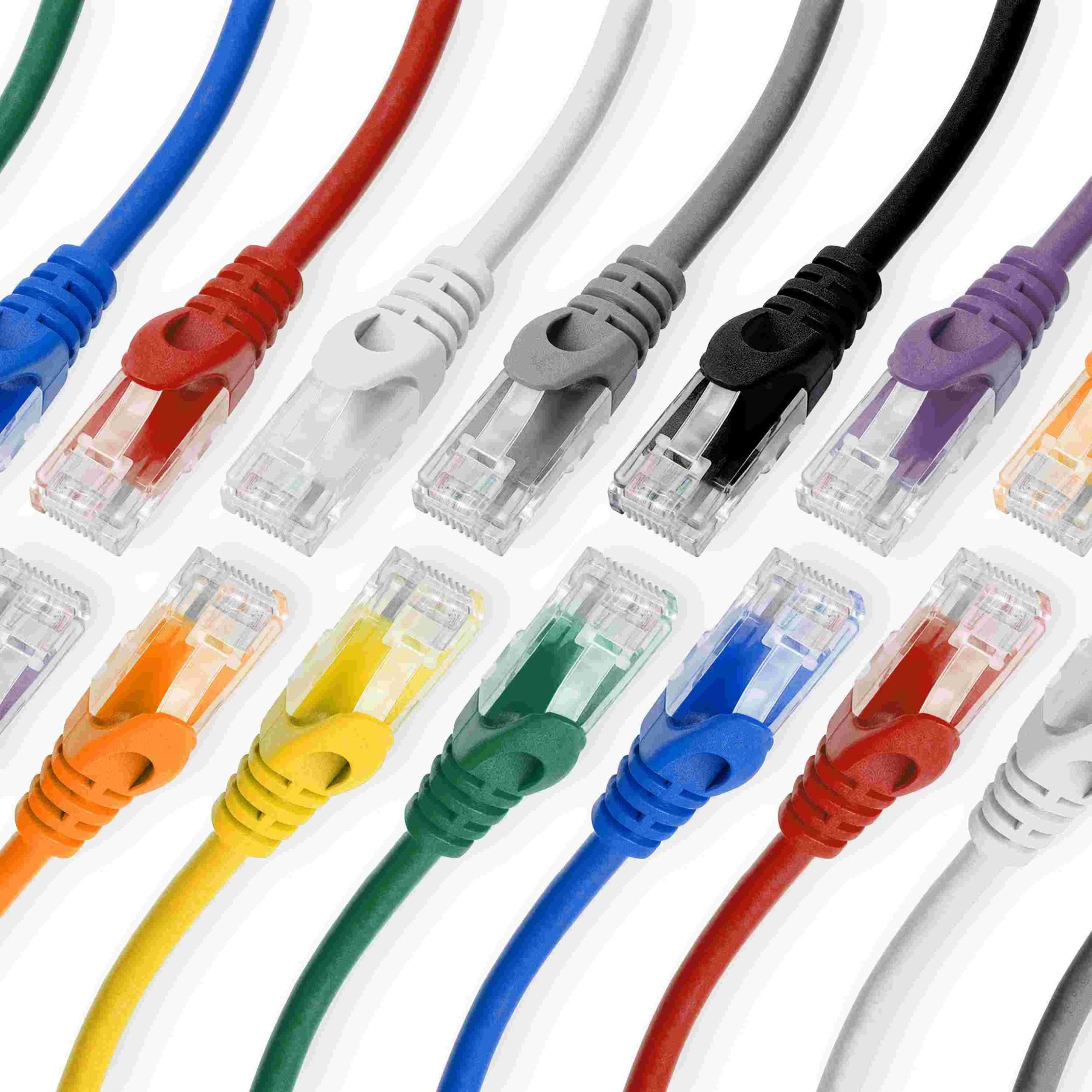 Assynia Cat5e U/UTP Slimline Patch Lead, LSZH, 10m, Black
